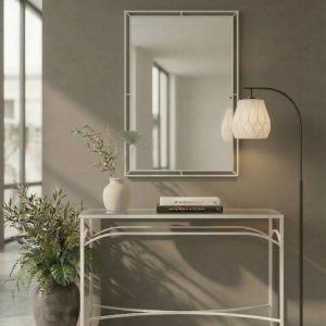 Consola de forja Cádiz en blanco