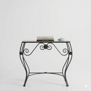 Consola de forja Jaén en negro