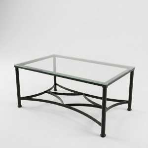Mesa camilla de forja Alcolea en negro