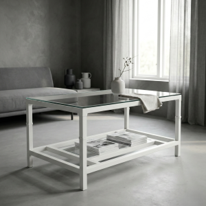Mesa camilla elevable Grazalema en blanco