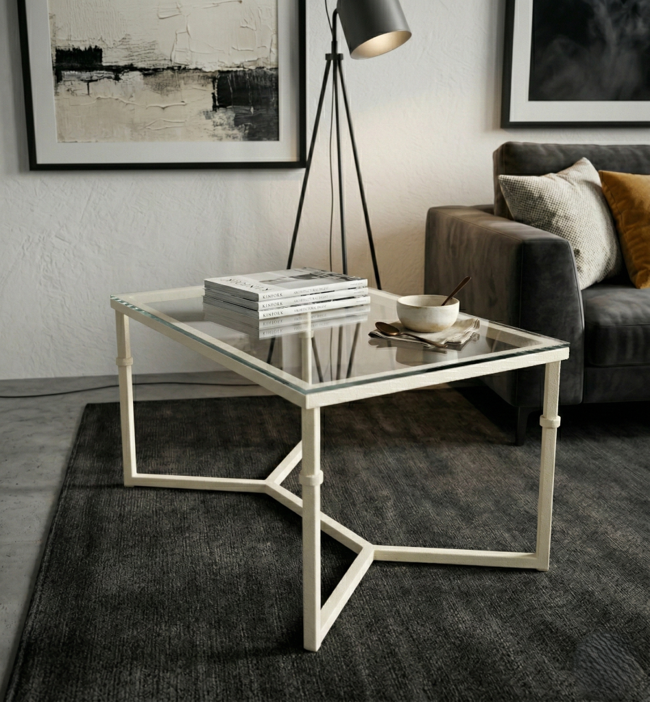 Mesa elevable Huelva en marfil
