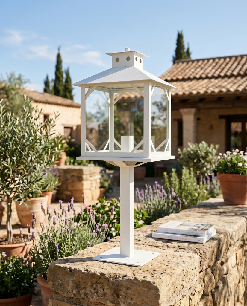 Farol sobremuro Mérida en blanco