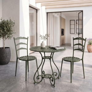 Conjunto velador Triana y dos sillas Triana